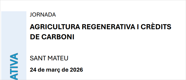 Jornada AGRICULTURA REGENERATIVA Y CRÉDITOS DE CARBONO